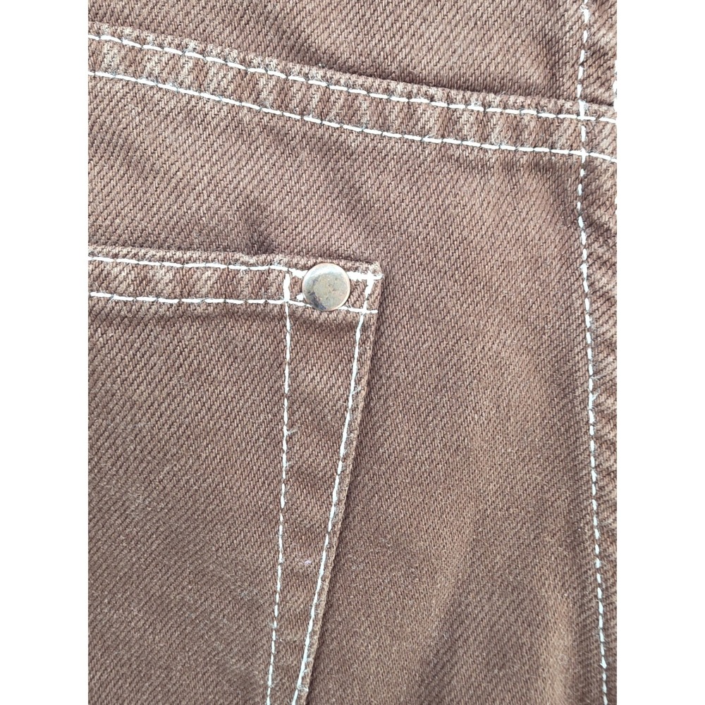 Reformation Womens 28 Cowboy High Rise Jean Shorts in Chocolate - Picture 4 of 11
